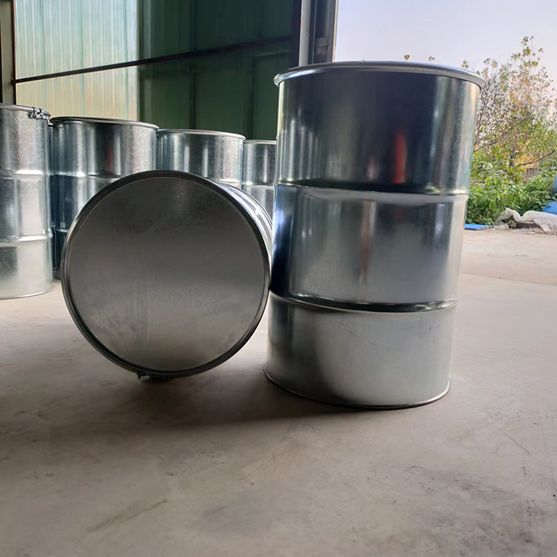 批发加工镀锌敞口铁皮桶 桶固体废物包装油桶 白铁皮化工大铁桶