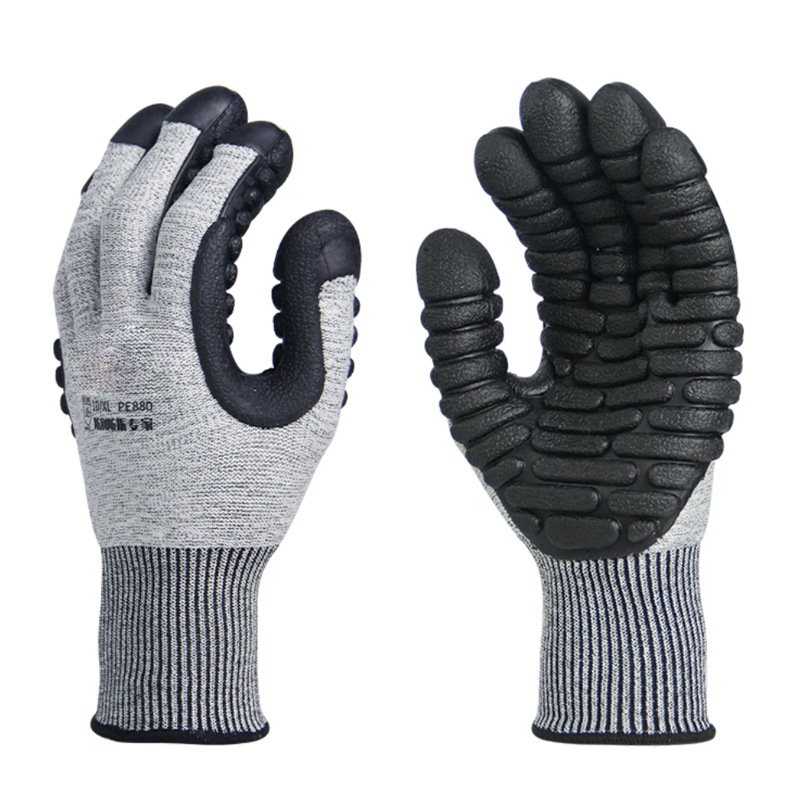 台宇 防滑防割防震手套 防震动手套PE880（副）