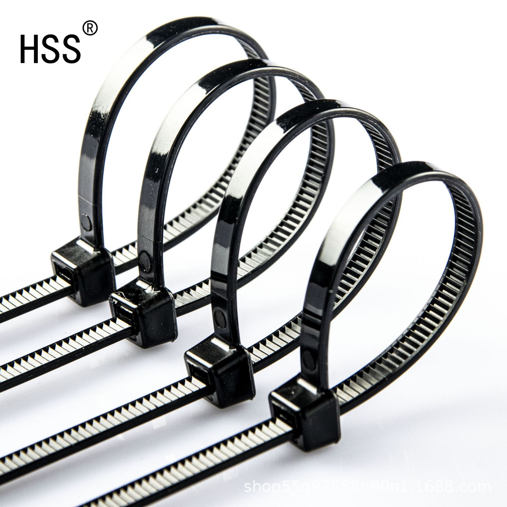 CV-380LB黑色红盛塑料-尼龙扎线带 100根/包