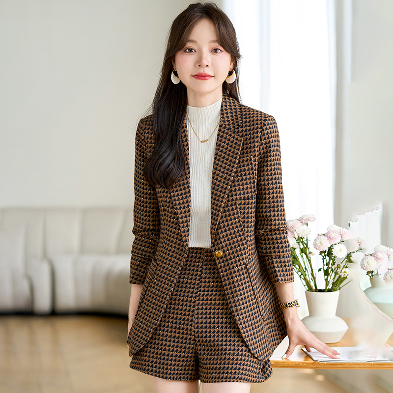 Woolen demi-season classic suit jacket