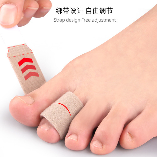 Overlapping toe straps for adults and children, claw-shaped toe bending orthopedic fixation straps, finger joint fixation straps