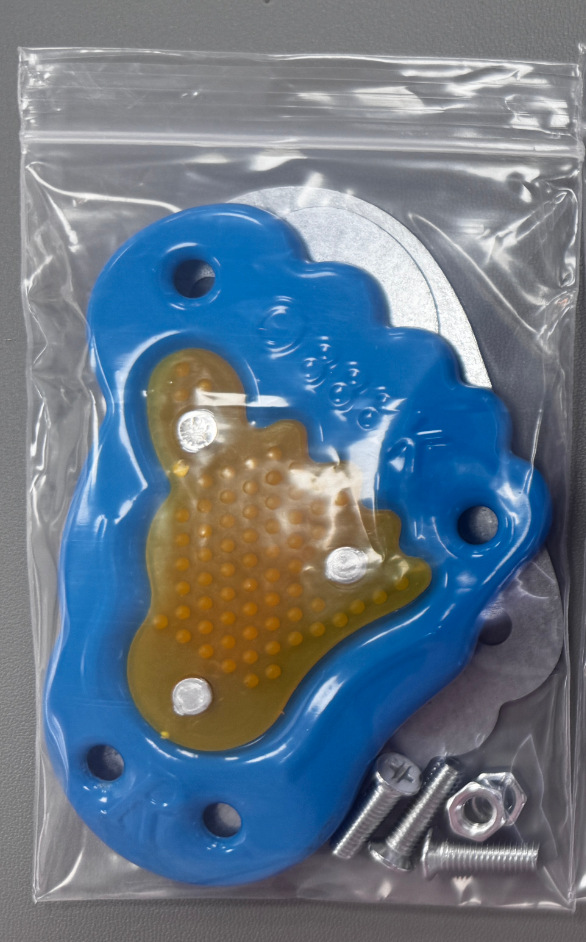 Feet blue (aluminum material)