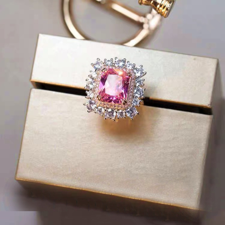 Fashion Geometric Metal Plating Artificial Gemstones Womenu0027S Open Ring 1 Piece