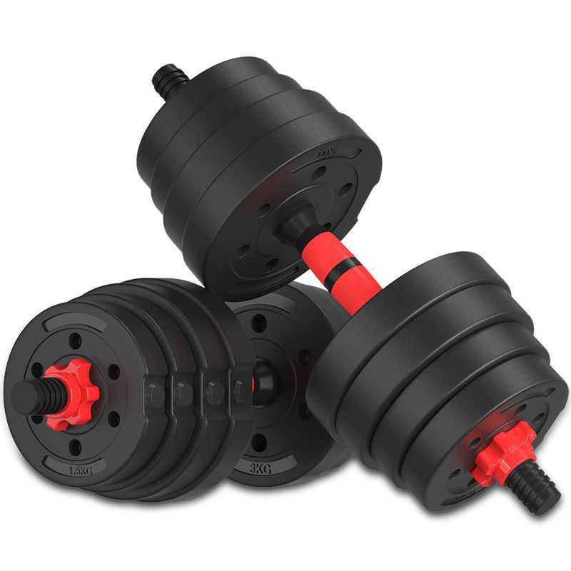 Juego de mancuernas Equipo de fitness para el hogar Ejercicio ajustable con mancuernas Kettleb 10kg20kg30kg Juego de barra