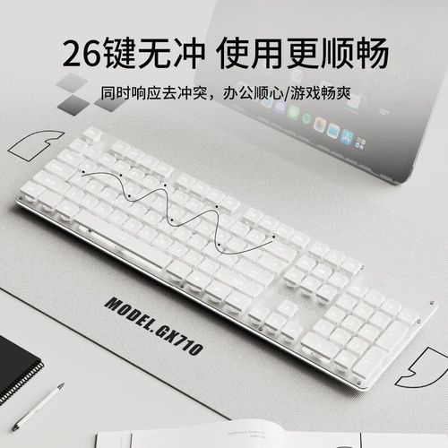 Forerunner Silent Keyboard and Mouse Set Wired Mechanical Feel Computer Notebook Girls Silent Office Typing
