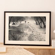 实木相框32寸36寸框架大尺寸挂墙A4K8a3定制相册照片影楼画框装裱