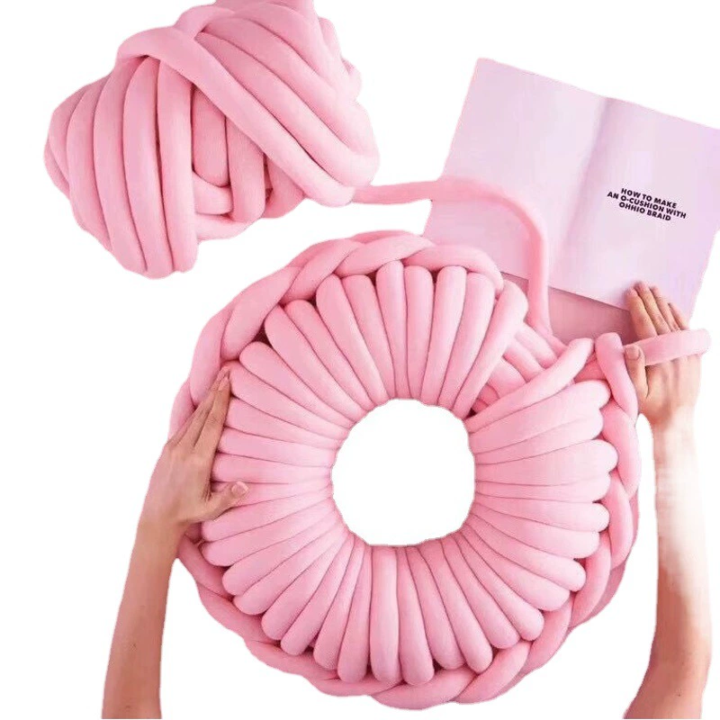 Одеяло из грубой шерсти трансграничное OHHIO Core Хлопок DIY Одеяло ручной работы суб-линия машинной стирки линия супер грубой ткани