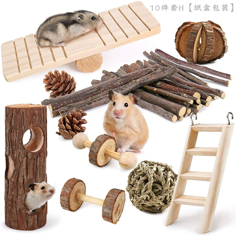 Набор деревянной игрушки, кролик, 10 штук, Amazon