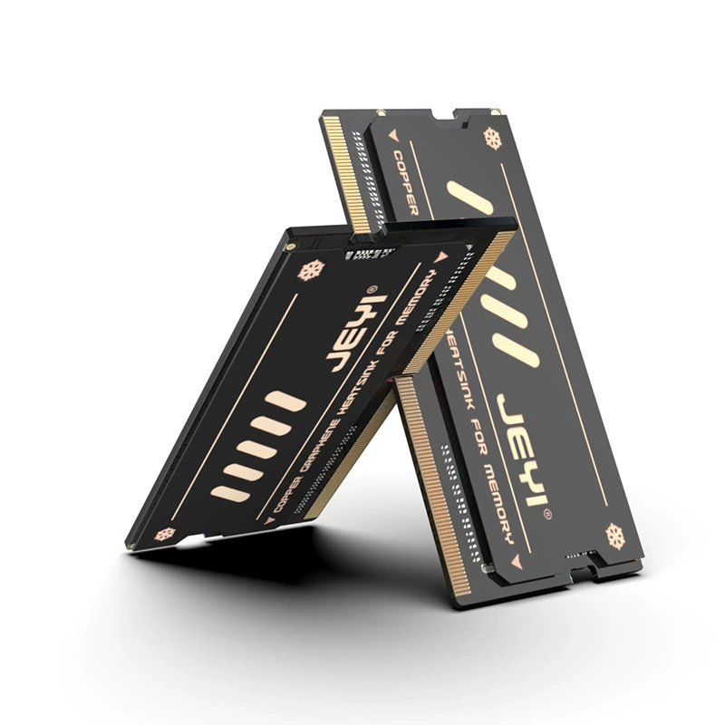 Laptop, RAM, copper cooling light and thin thermometer