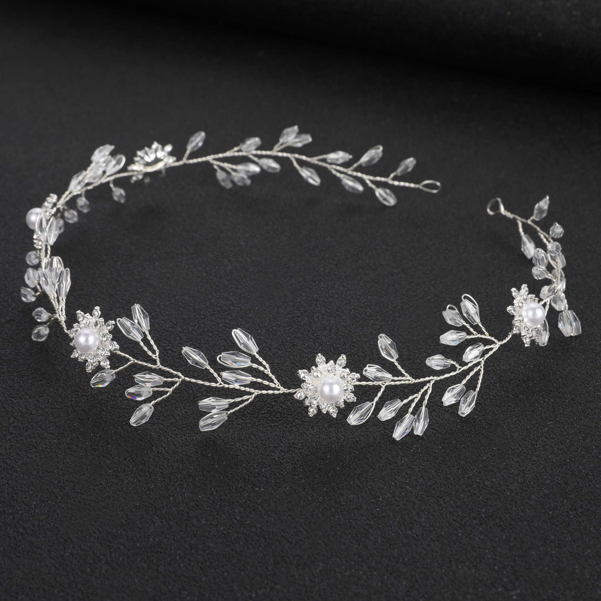 20g Weight Jewelry Headband Hair Accessories Type Glam Wedding Women'S Flower Alloy Jewelry Headband