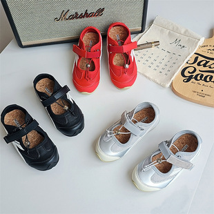 58053 Children's Shoes 2025 Early Autumn New Korean Style Trendy Girls' Fashion Mary Jane Trendy Shoes Casual Sports Shoes