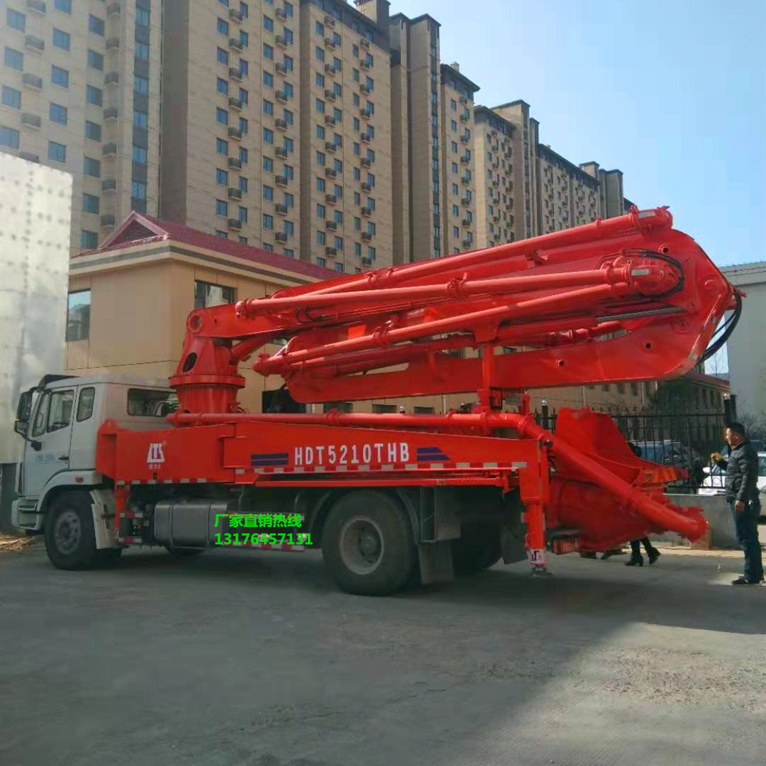 37米39米混凝土汽车泵 农建用小型臂架泵车 37米臂架39米臂长泵车