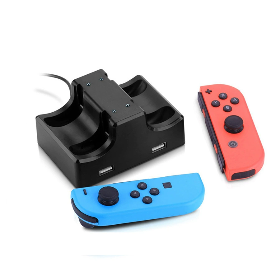 Контроллер Nintendo Switch ручка четыре зарядки Switch Joycon сиденье зарядки маленькая ручка сиденье зарядки 4в1