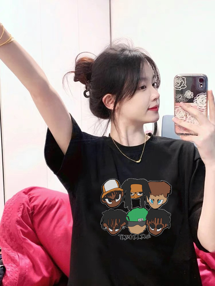 아이스 실크 블랙 T 트렌디 트라이브