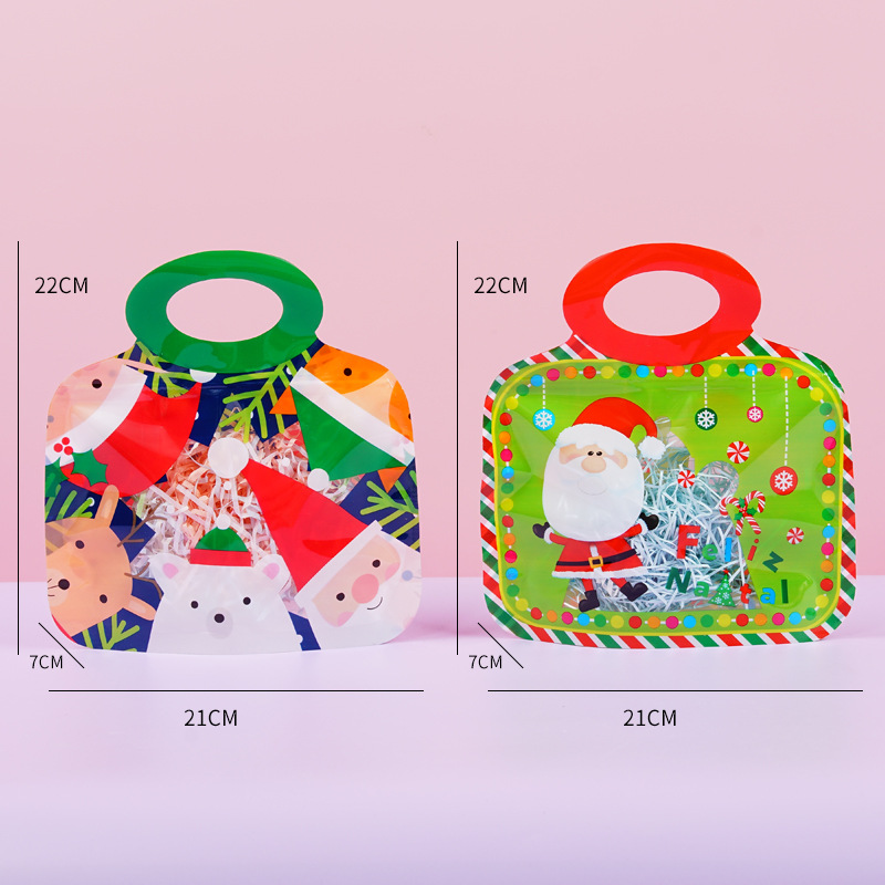 2026 nuevas bolsas de regalo de calcetines de Navidad embalaje de dulces autosuficientes bolsas de regalos de vacaciones creativas bolsas de aperitivos