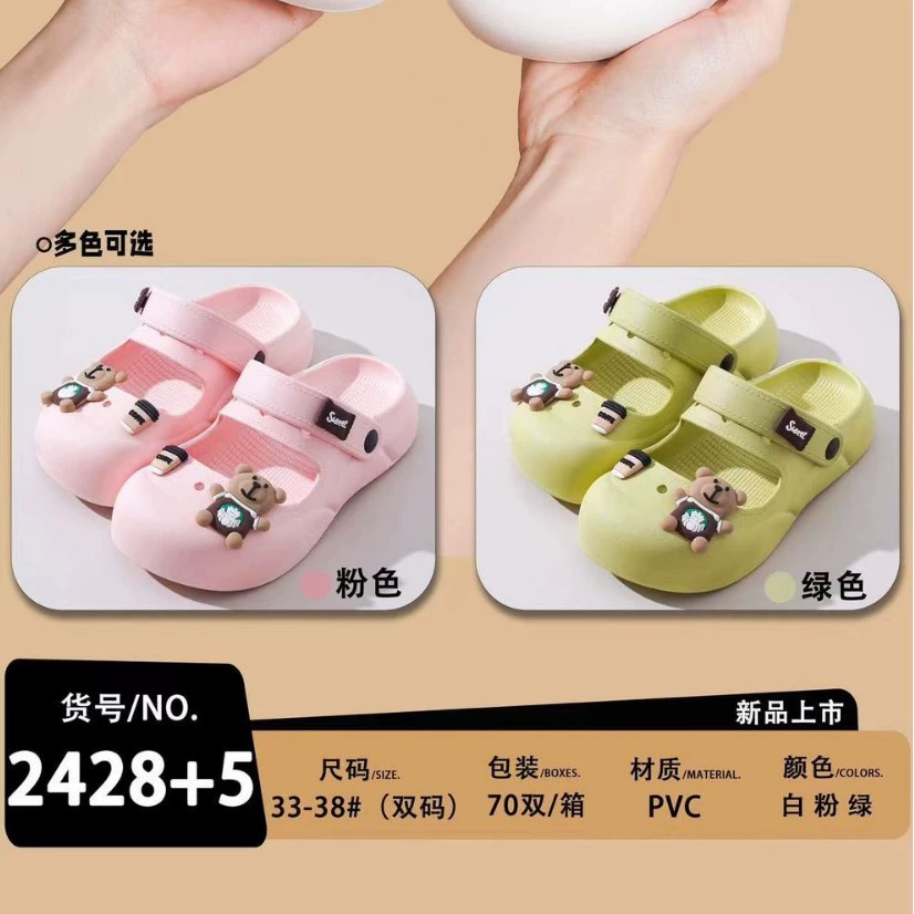 Летние женские сандалии, женские нескользящие сабо на толстой подошве с принтом, женские сандалии на плоской подошве, женские сандалии