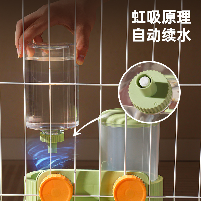 Alimentador de perro alimentación automática alimentador de agua para mascotas gato jaula colgante jaula alimentador de agua potable al por mayor especial