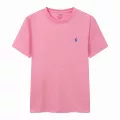 Pony pink t-shirt with blue label
