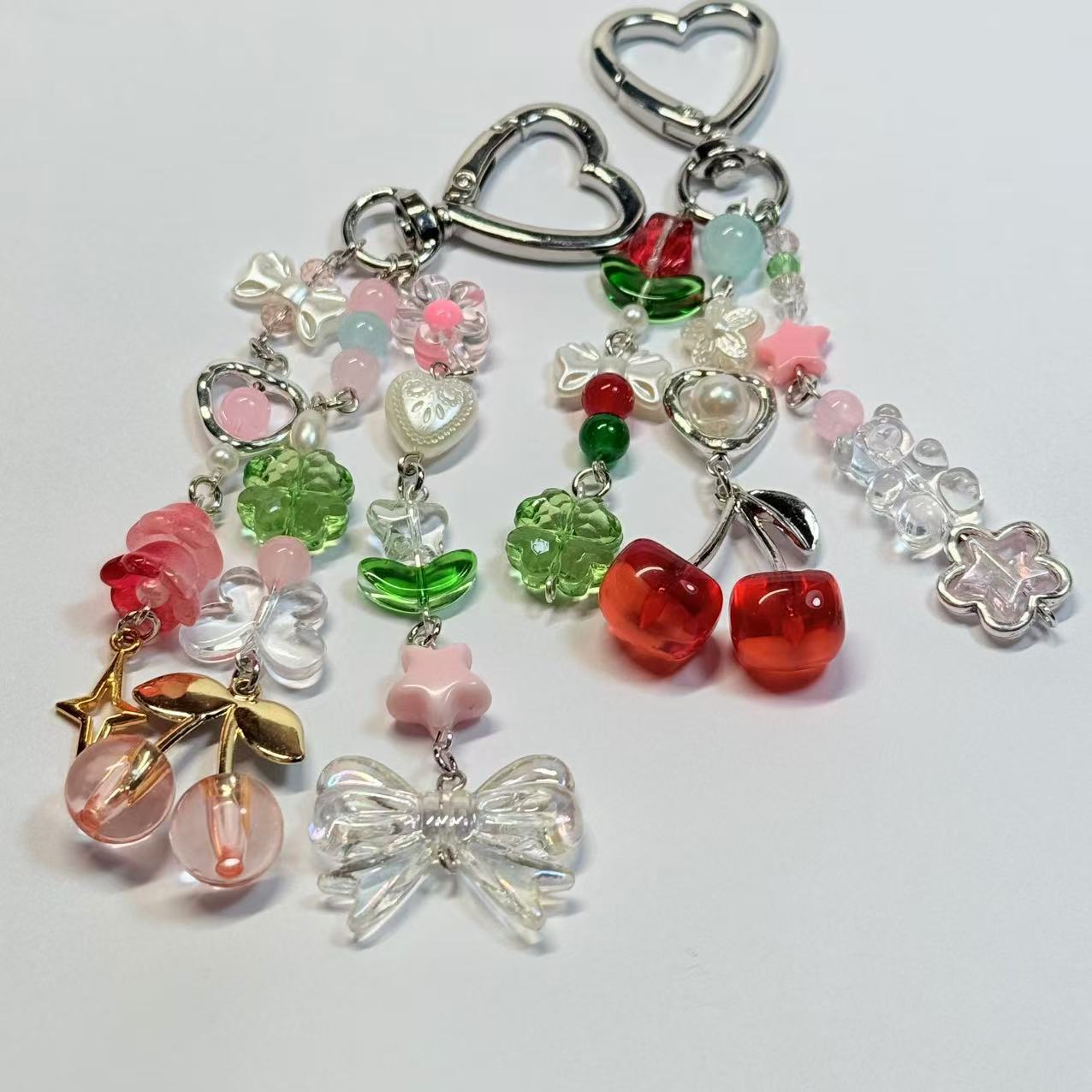 Cute Resin Animal Fruit Unisex Bag Pendant Keychain display picture 3