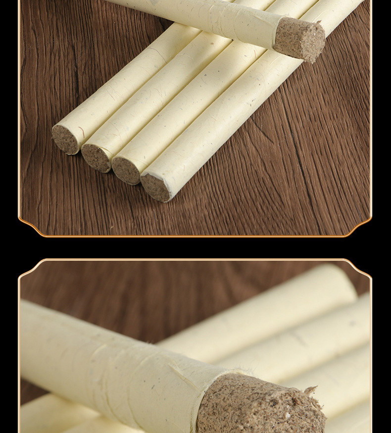 Moxa Stick Ai Tiao 1.8x20cm Aged Mugwort Moxibustion Roll for Home and Clinic Use in use