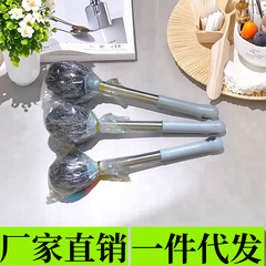長柄ステンレス鍋ブラシ、長柄ワイヤー鍋ブラシ、キッチンノンスティック鍋ブラシ、食器洗浄・除染、ワイヤーボールブラシ