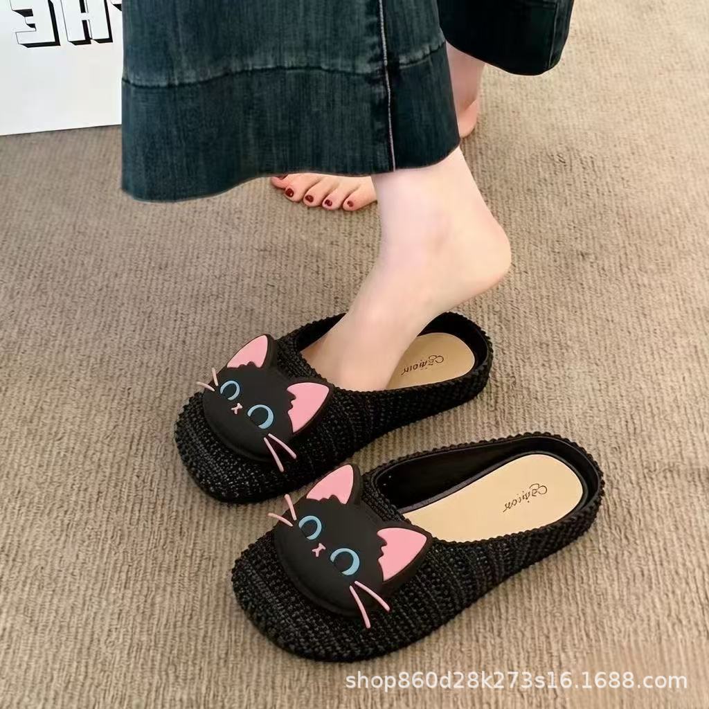 522 mesh little black cat-black