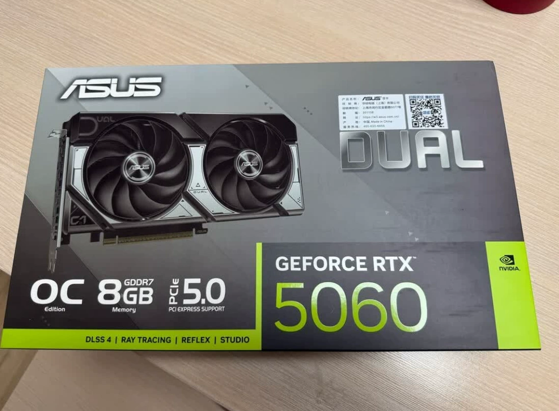 Подходит для ASUS DUAL GeForce RTX5060Ti O8G, киберспорт графическая карта RTX5060ti