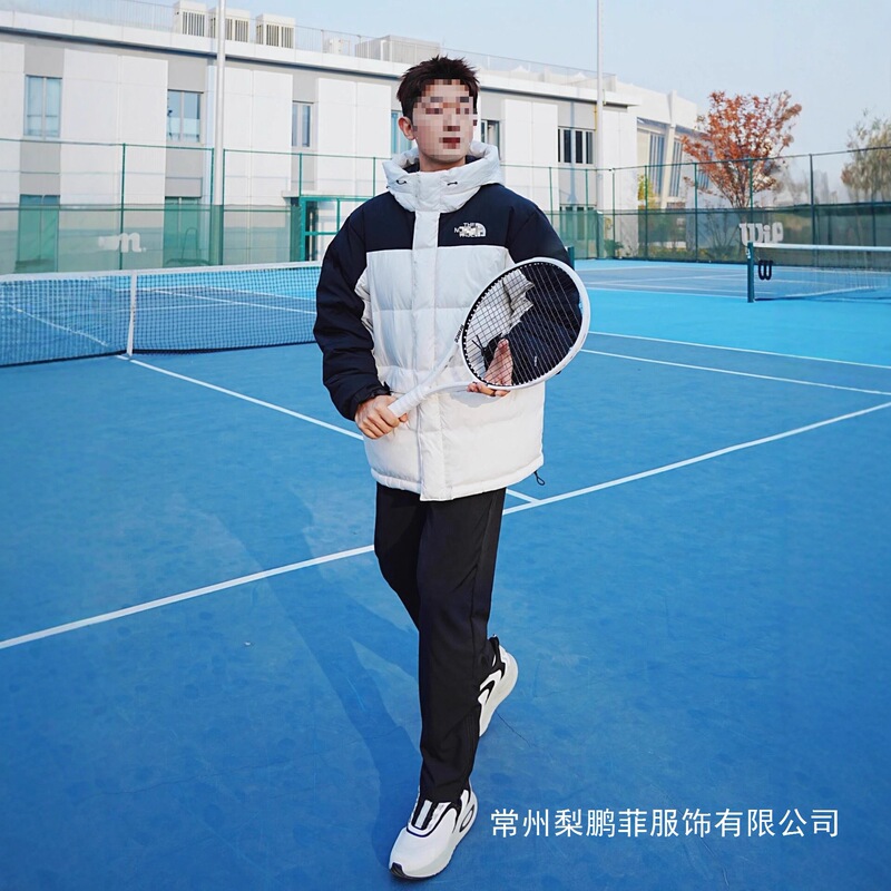 The North Face Himalayan down Jacket Winter Couple's Warm Coat Puffer Jacket White Duck down Trendy Wholesale