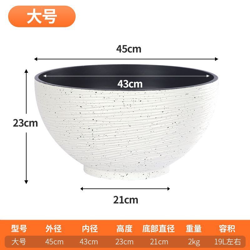 古法养鱼养荷花碗莲睡莲花盆造景乌龟金鱼缸塑料树脂创意水培|undefined