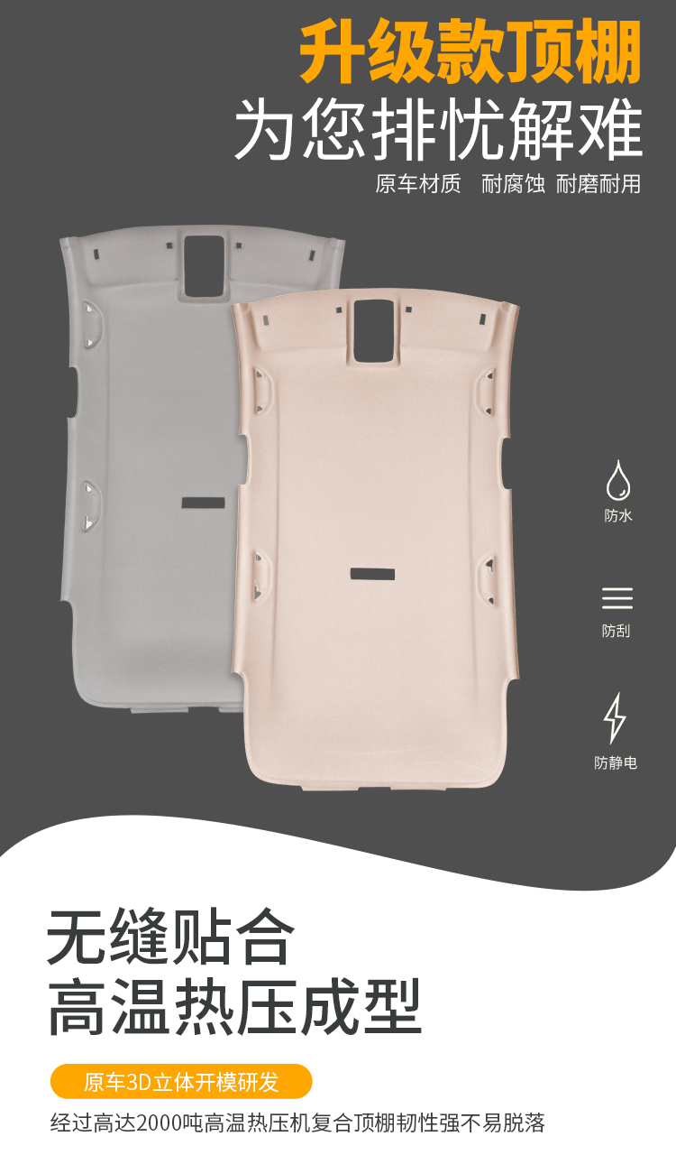 Suitable for Toyota Highlander Camry Roof Lining Model Seventh Generation Camry Car Interior Ceiling Cloth