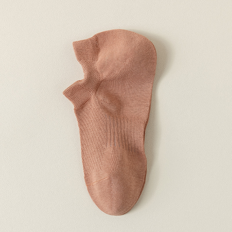 Calcetines de algodón puro Calcetines delgados de verano para hombres Calcetines de barco transpirables que absorben el sudor Calcetines de algodón de verano Calcetines Zhuji