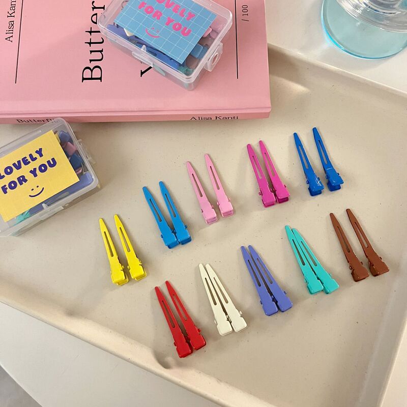 4.5cm Dopamine Candy Colorful Hairpin with Trace Side Bangs One-Piece Clip New Headwear Duckbill Hairpin 4.5cm Dopamine Candy Colorful Hairpin with Trace Side Bangs One-Piece Clip New Headwear Duckbill Hairpin