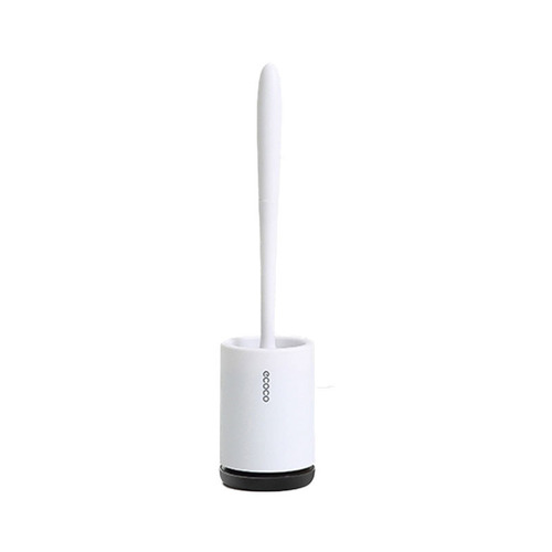Toilet brush with no dead ends, wall-mounted, home bathroom, no punching, toilet brush, long-handled wall-mounted cleaning brush set