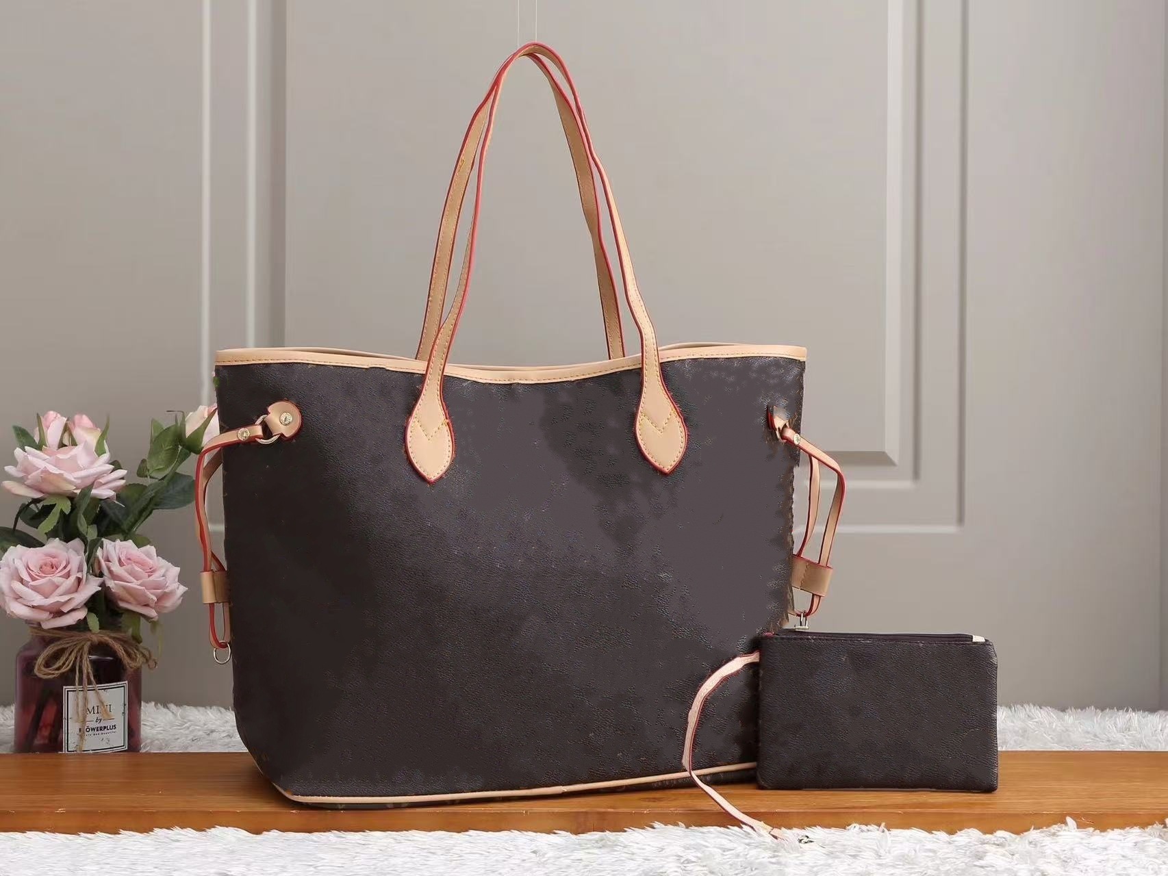 Bolsas de mujer, bolsas de compras nunca, bolsas de gran capacidad para mamás, bolsas de hombro portátiles, bolsas de gran tamaño.