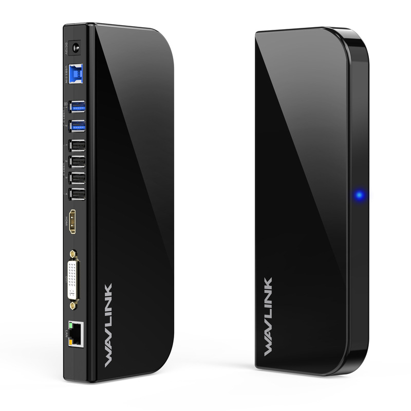 Wavlink Dual Monitor DVI/HDMI/VGA to 2048 × 1152 USB Laptop Dock