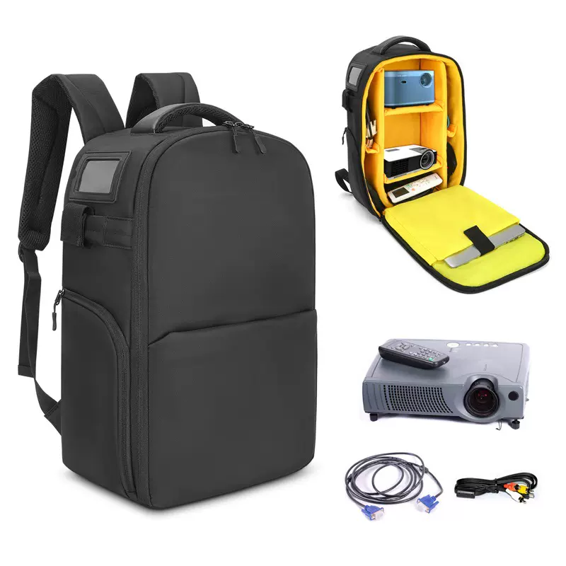 厂家跨境热卖投影仪双肩包 旅游便携投影仪收纳背包 套拉杆箱背包