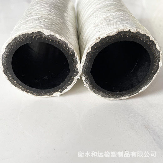 外包玻璃纤维布高温胶管 防火阻燃电炉绝缘管  中频炉无碳胶管