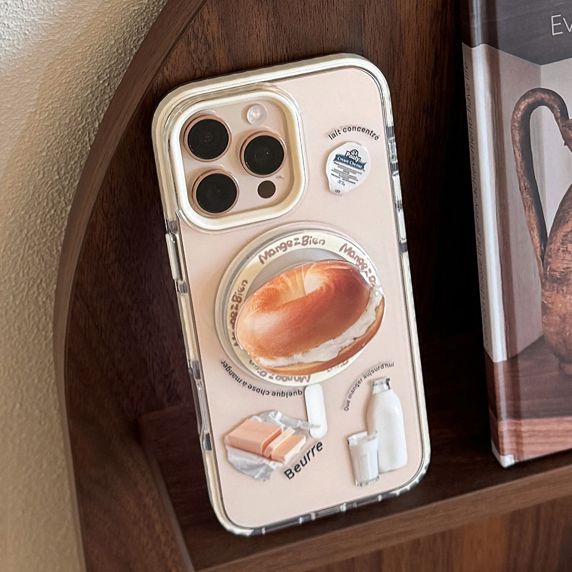 Soporte magnético plato de comida queso de leche TX