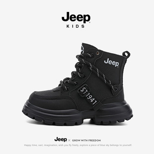 Jeep��ͯ���bѥ��ͯ�R��ѥŮͯ��ͯѥ2025�ﶬ��ѥ��ˮ�����ɽЬ