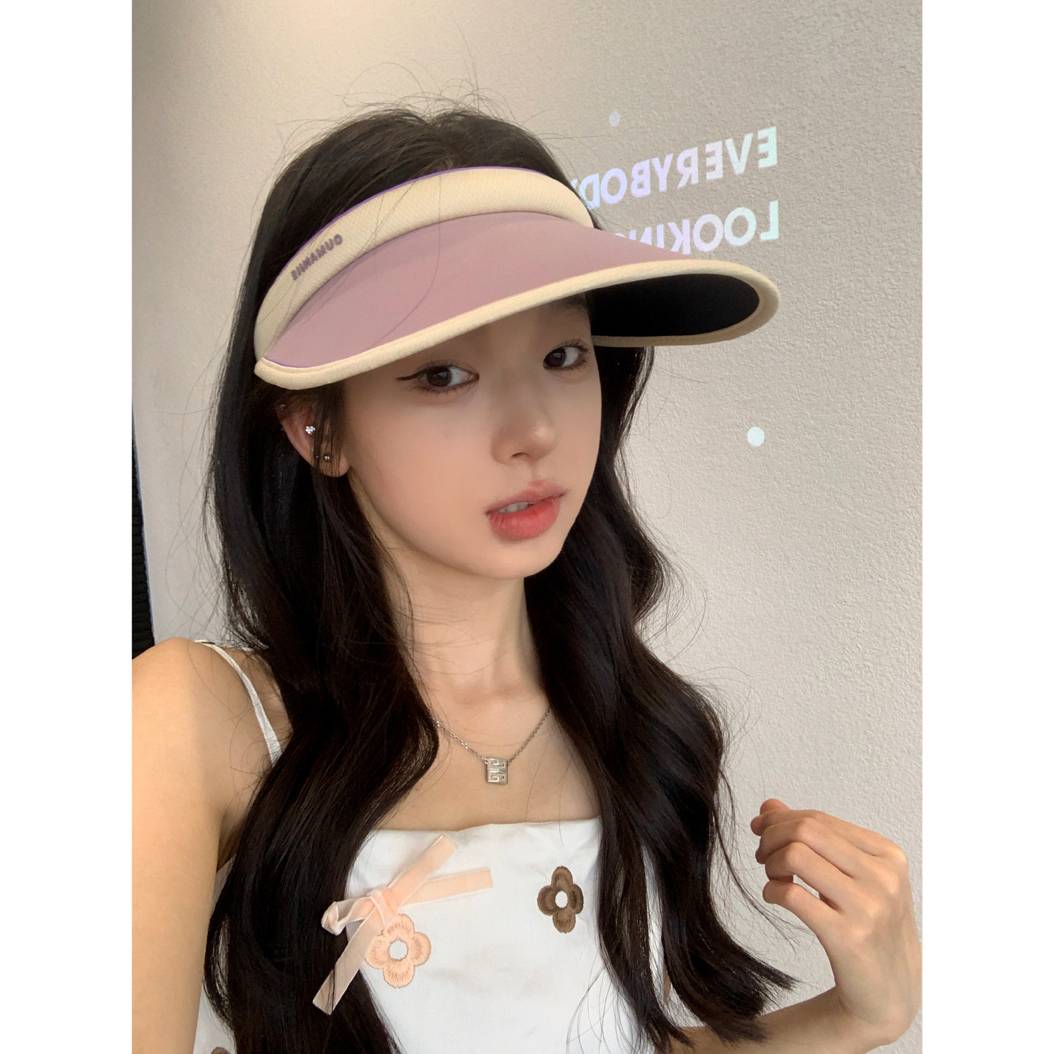 2023夏百搭雙面冰絲出遊網紅防曬空頂帽子女ins太陽帽潮戶外鴨舌