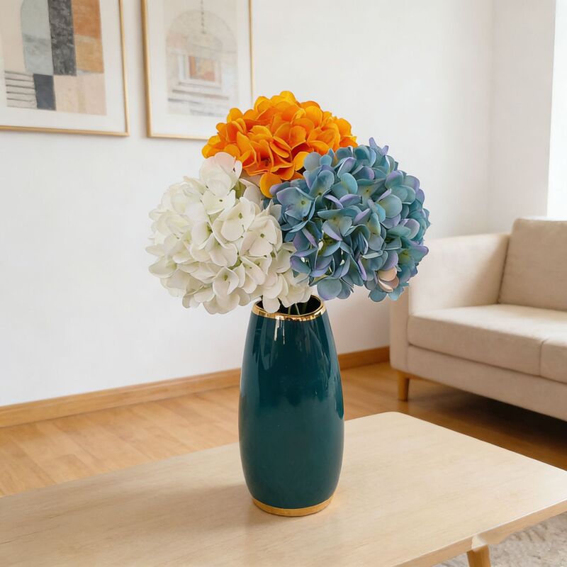 135 Pieces of Single Artificial Hydrangea Flowers for Wedding Arrangements, Home Decoration, and Wedding Hall Fake Flower Arrangements 135 Pieces of Single Artificial Hydrangea Flowers for Wedding Arrangements, Home Decoration, and Wedding Hall Fake Flower Arrangements
