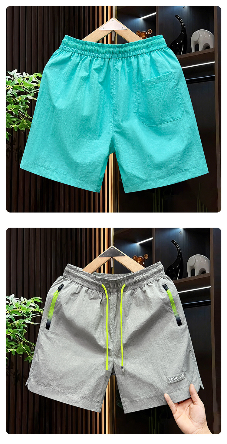 Herren Badeshorts Mit Geradem Schnitt Für Strand Und Freizeit_voghion.com