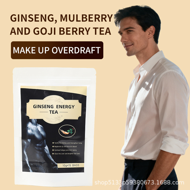 Cross-Border Tea Kidney Tea Ginseng Mulberry Tea Ginseng Energy Tea Cross-Border Export