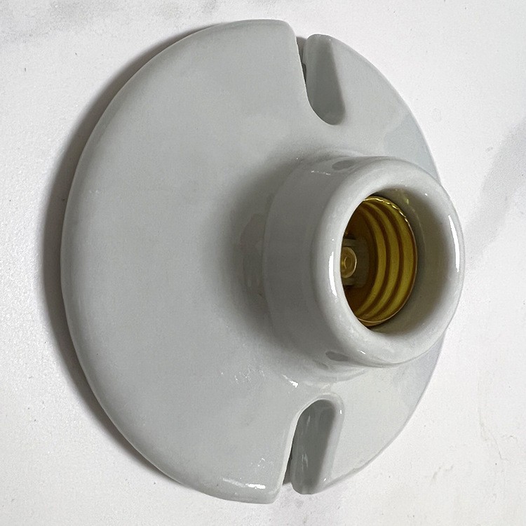 Venta directa de fábrica de 4 pulgadas de boca de tornillo montada en la pared cubierta para el hogar portalámparas de vidrio blanco superior portalámparas
