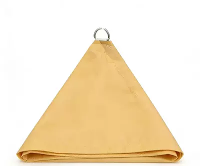 Cross-Border Oxford Cloth Sunshade Sail for Camping, Garden, Swimming Pool, Waterproof, Rainproof, Sunshade Tarp, Camp Sunshade Cloth, Sun Protection Cloth (Avtomobil yan çətirləri) - beige-2-2m-square