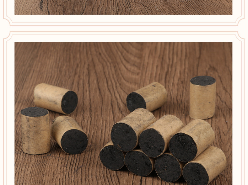 Smokeless Moxa Cones Ai Zhu 1.8 x 2.7cm Aged Mugwort Moxibustion Sticks 54 Pieces Easy Ignition in use