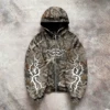 With zipper, with hood