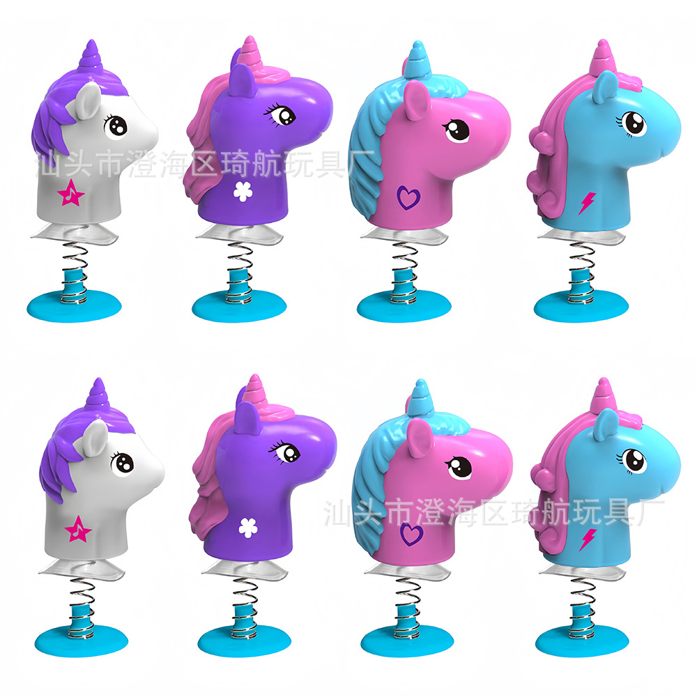 cartoon plastic toy for jumping
