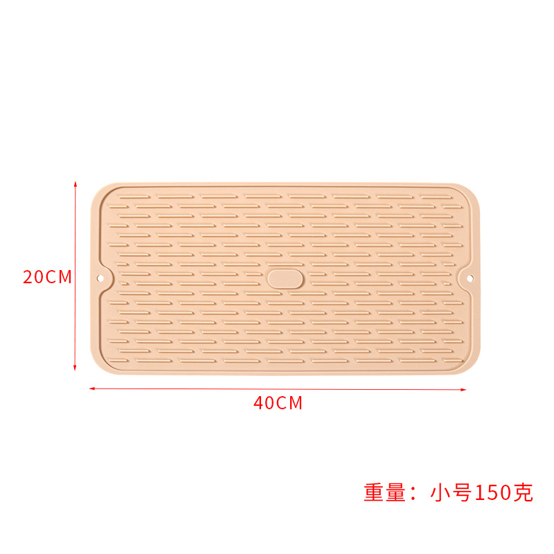 Amazon Venta caliente estera de drenaje de silicona cocina vajilla estera de filtro de agua taza de agua estera de control de agua estera de aislamiento multifuncional