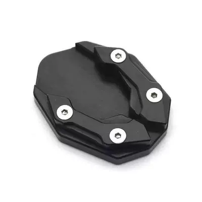 Suitable for Honda Cbf190R, New Era Cbf190Tr, and Battle Eagle 190X Side Stand Extension, Enlarged Kickstand, Widened Anti-Slip Base # (Motorcycle frame) - black-open-plug-enlarged-foot-pad